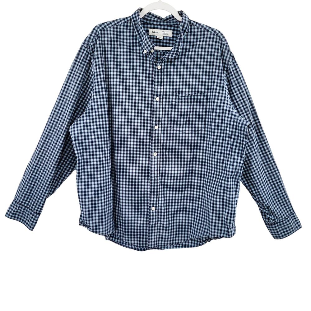 Old Navy Everyday Shirt Regular Fit Built in Flex Casual Button Down Men's XXL